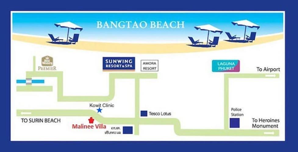 Malinee Villa Phuket Pantai Bang Tao Luaran gambar